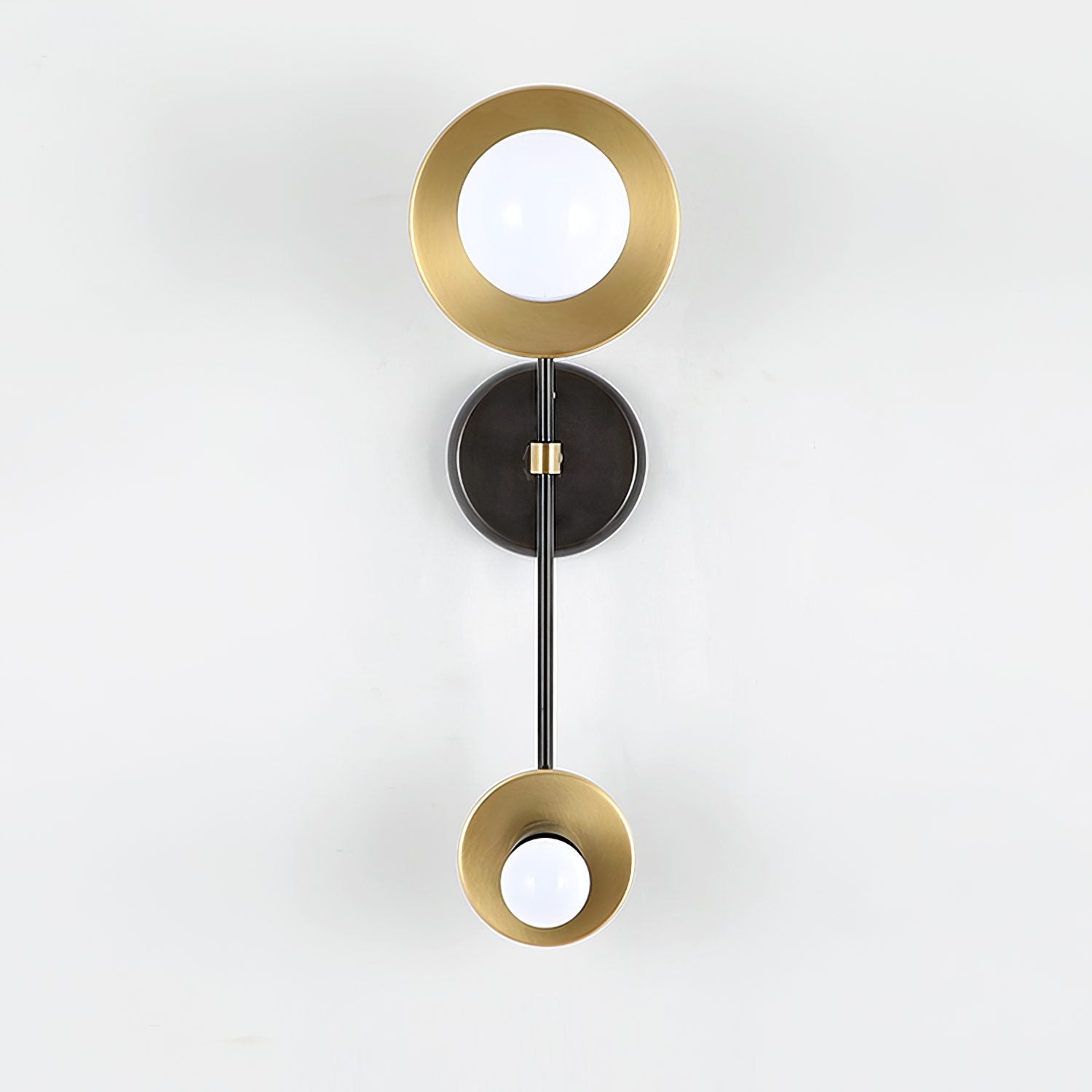 modern-geometric-composition-wall-sconce-with-gold-and-black-finish-white-glass-shade