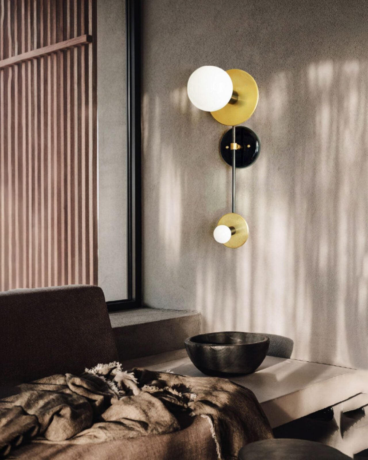 modern-geometric-composition-wall-sconce-with-gold-and-black-finish-white-glass-shade