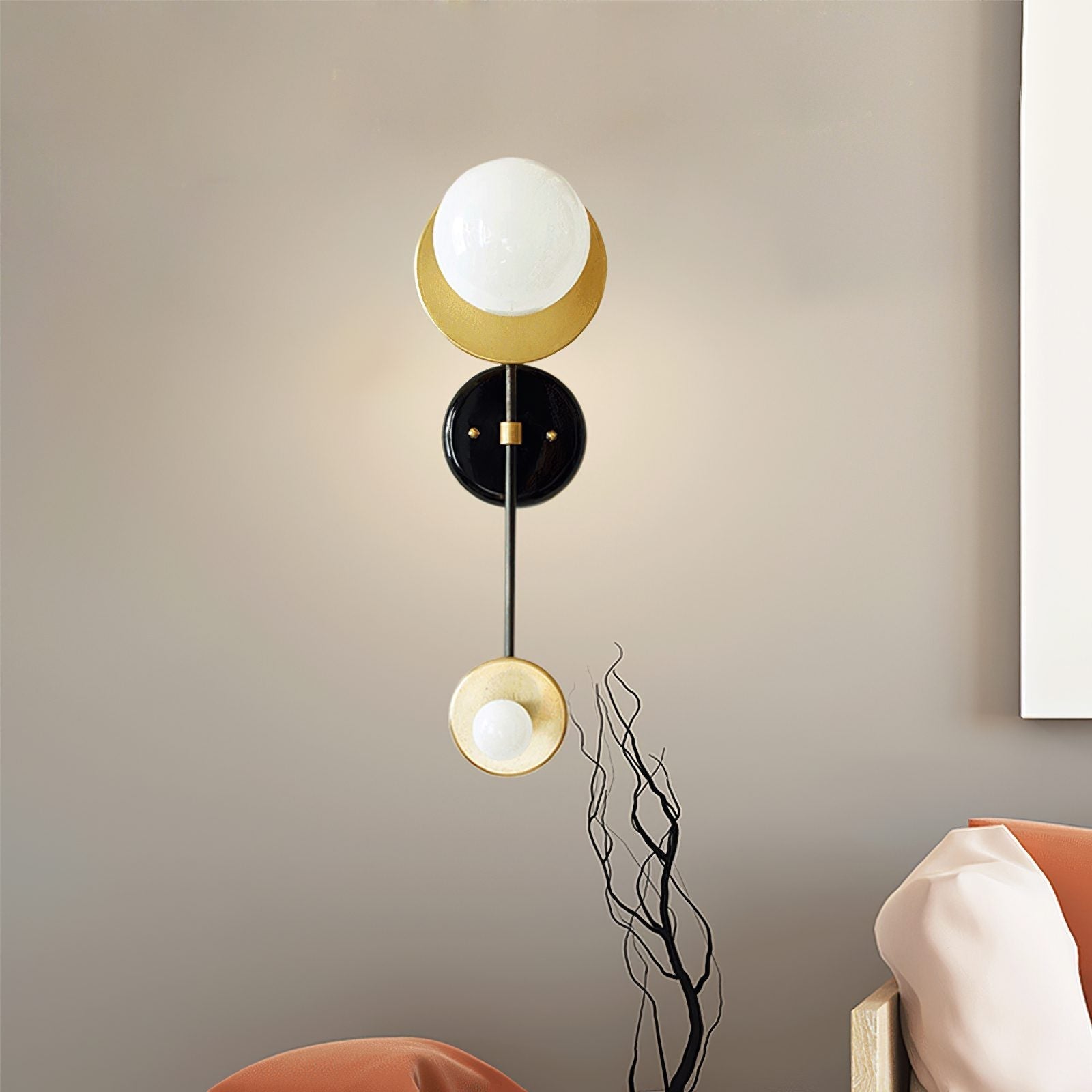 modern-geometric-composition-wall-sconce-with-gold-and-black-finish-white-glass-shade