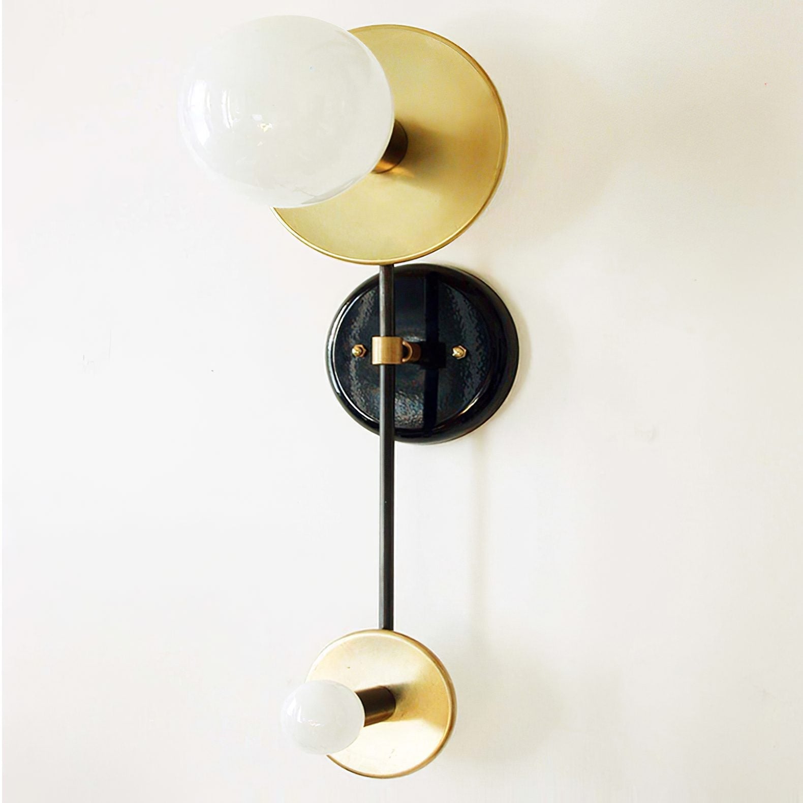 modern-geometric-composition-wall-sconce-with-gold-and-black-finish-white-glass-shade