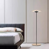 Modern Adjustable LED Floor Lamp with Directional Suspension and Aluminum Frame