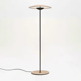 Modern Adjustable LED Floor Lamp with Directional Suspension and Aluminum Frame