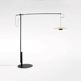 Modern Adjustable LED Floor Lamp with Directional Suspension and Aluminum Frame