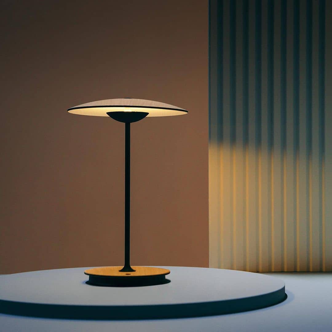 Contemporary Minimalist Woodgrain LED Table Lamp for Modern Office and Bedside