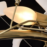 Ceramic Ginkgo Leaf Cascade Chandelier Luxury Pendant Light for Grand Entrances