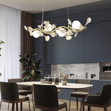 luxury-ginkgo-leaf-linear-chandelier-gold-metal-bar-light-with-white-ceramic-petal-shades