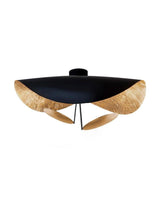 Giorgio Modern LED Flush Mount Ceiling Light with Minimalist Curved Disc Shade