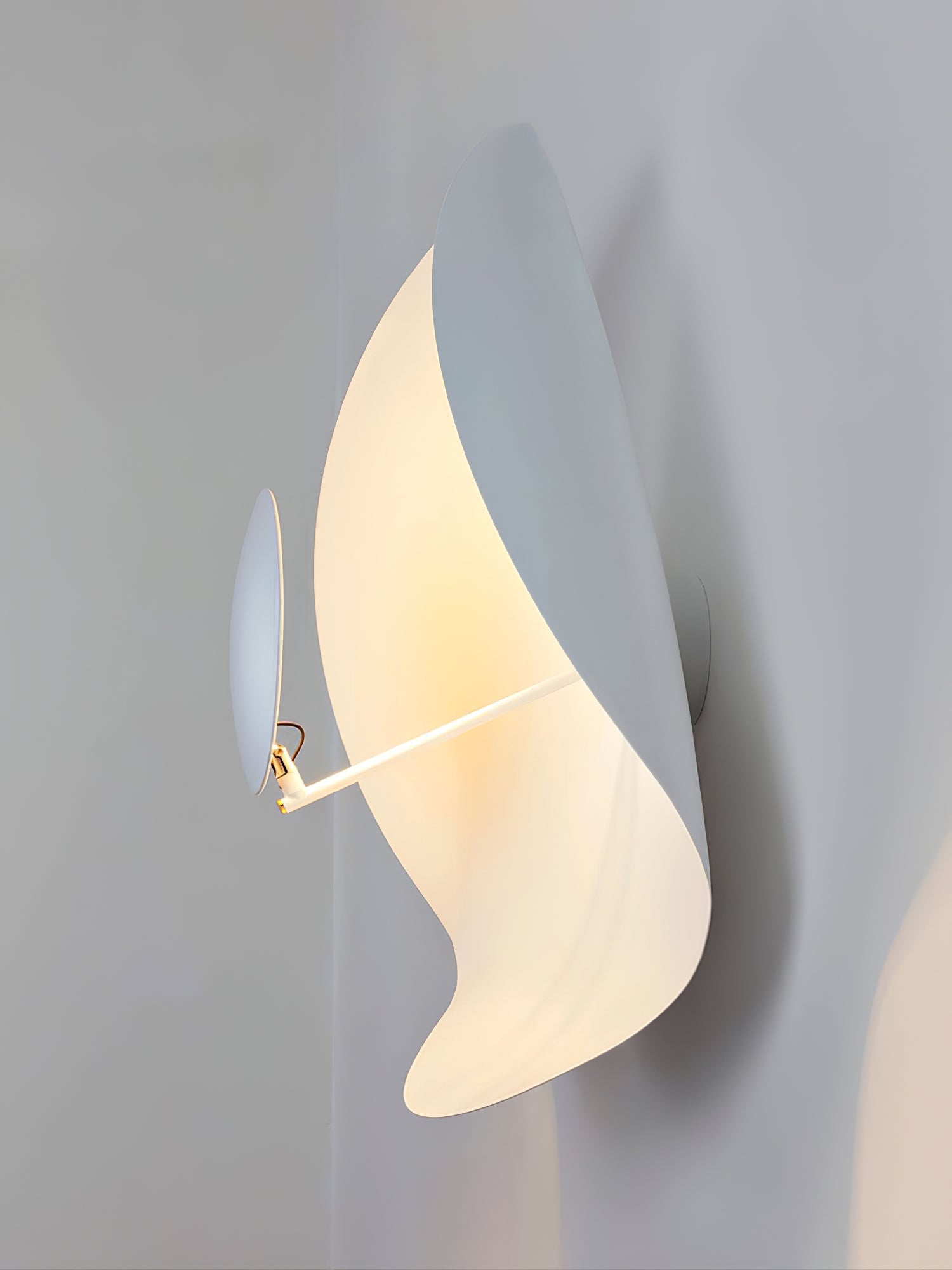 Giorgio Modern LED Flush Mount Ceiling Light with Minimalist Curved Disc Shade