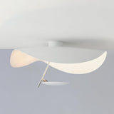 Giorgio Modern LED Flush Mount Ceiling Light with Minimalist Curved Disc Shade