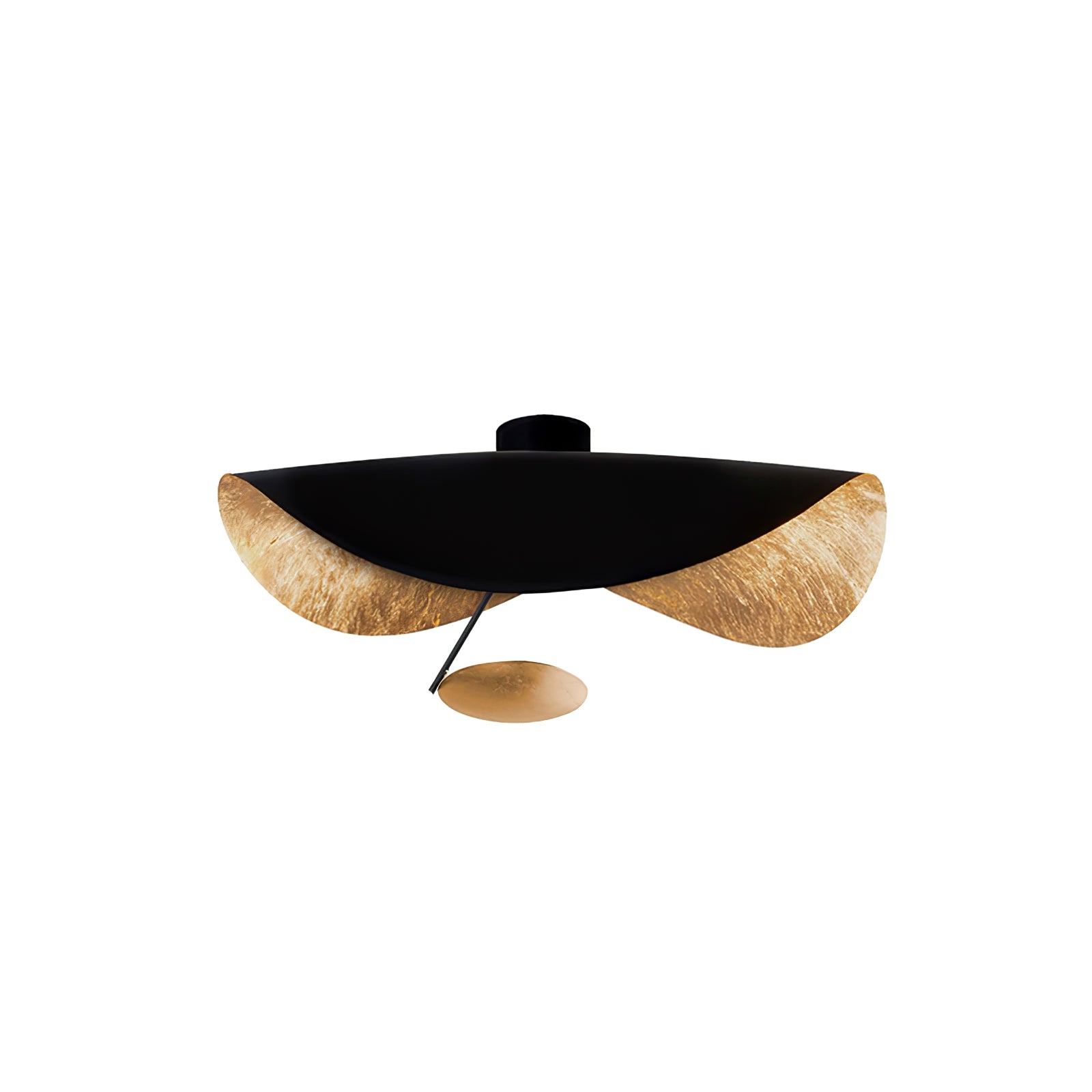 Giorgio Modern LED Flush Mount Ceiling Light with Minimalist Curved Disc Shade