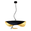 Modern Minimalist Giorgio Curving Disc LED Pendant Light with Adjustable Hanging Height