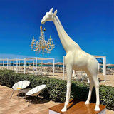 giraffe-sculpture-floor-lamp-with-crystal-chandelier-luxury-animal-floor-light