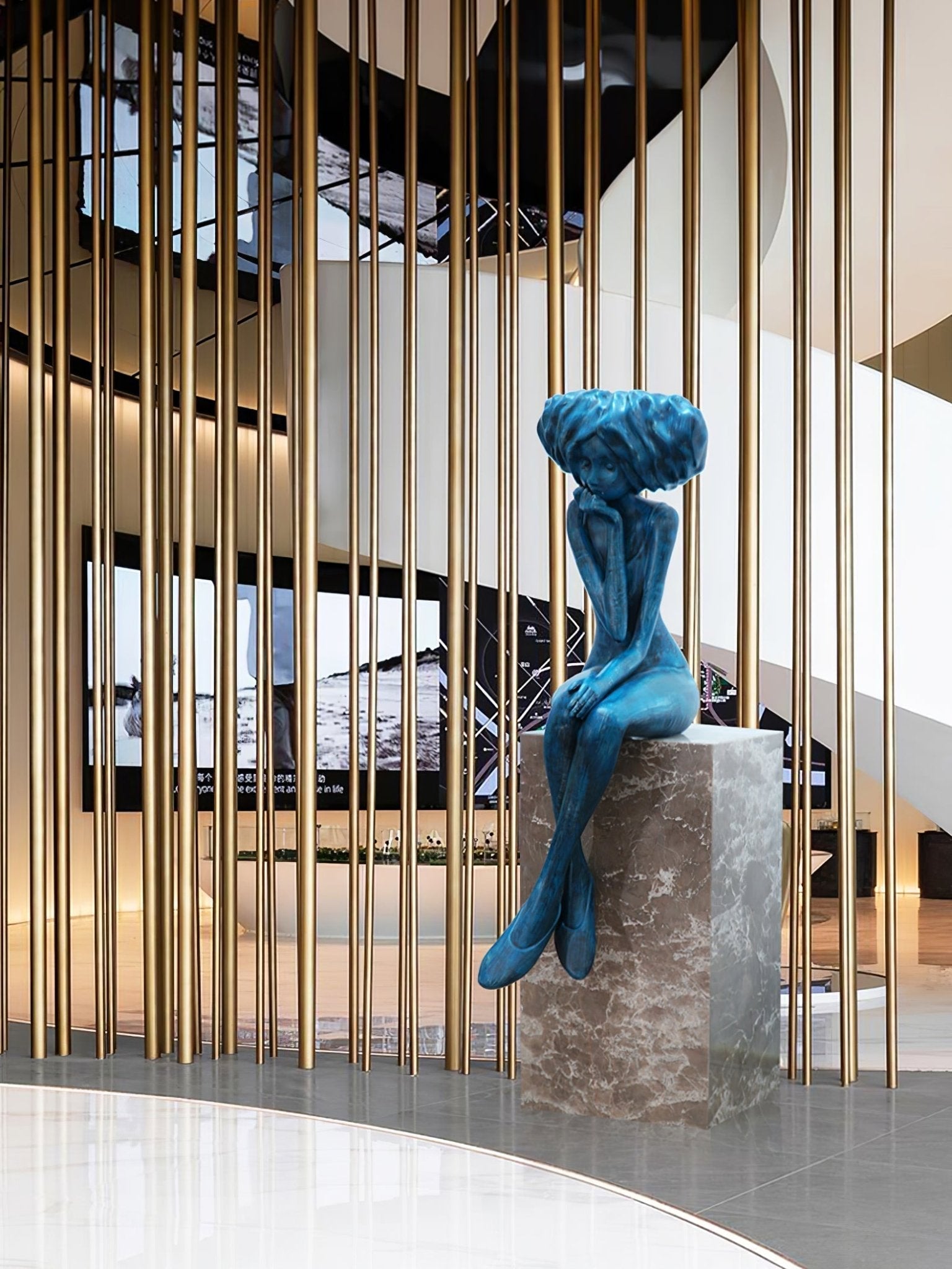 modern-girl-meditation-sculpture-large-indoor-decorative-statue-for-contemporary-home-decor