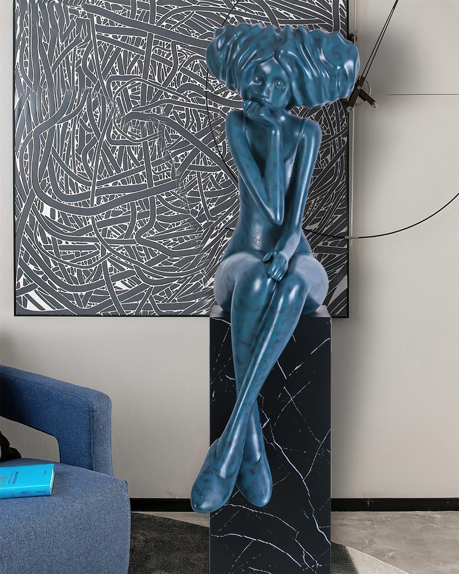 modern-girl-meditation-sculpture-large-indoor-decorative-statue-for-contemporary-home-decor