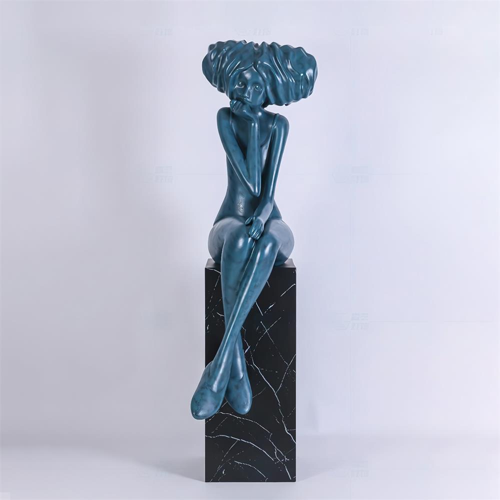 modern-girl-meditation-sculpture-large-indoor-decorative-statue-for-contemporary-home-decor