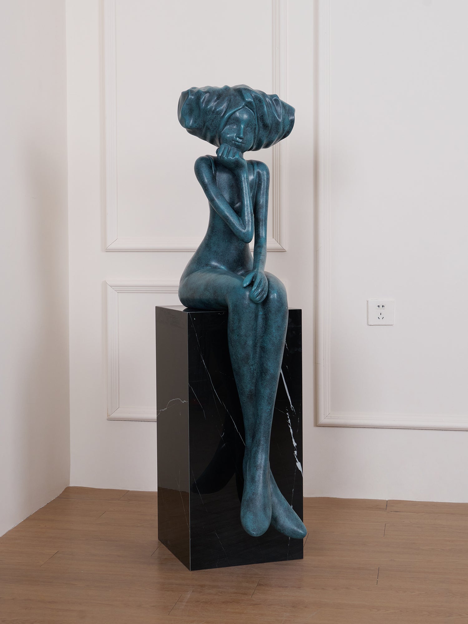modern-girl-meditation-sculpture-large-indoor-decorative-statue-for-contemporary-home-decor