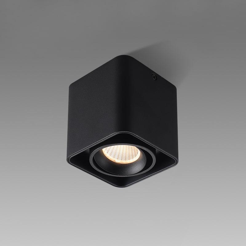 Modern Square LED Surface Mounted Spotlight Steel Flush Mount Ceiling Light for Living Room Shop