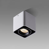 Modern Square LED Surface Mounted Spotlight Steel Flush Mount Ceiling Light for Living Room Shop