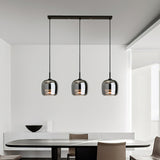 modern-smoke-gray-glass-drum-pendant-light-with-3-color-changing-led-technology