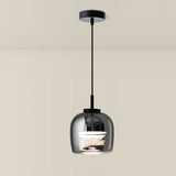 modern-smoke-gray-glass-drum-pendant-light-with-3-color-changing-led-technology