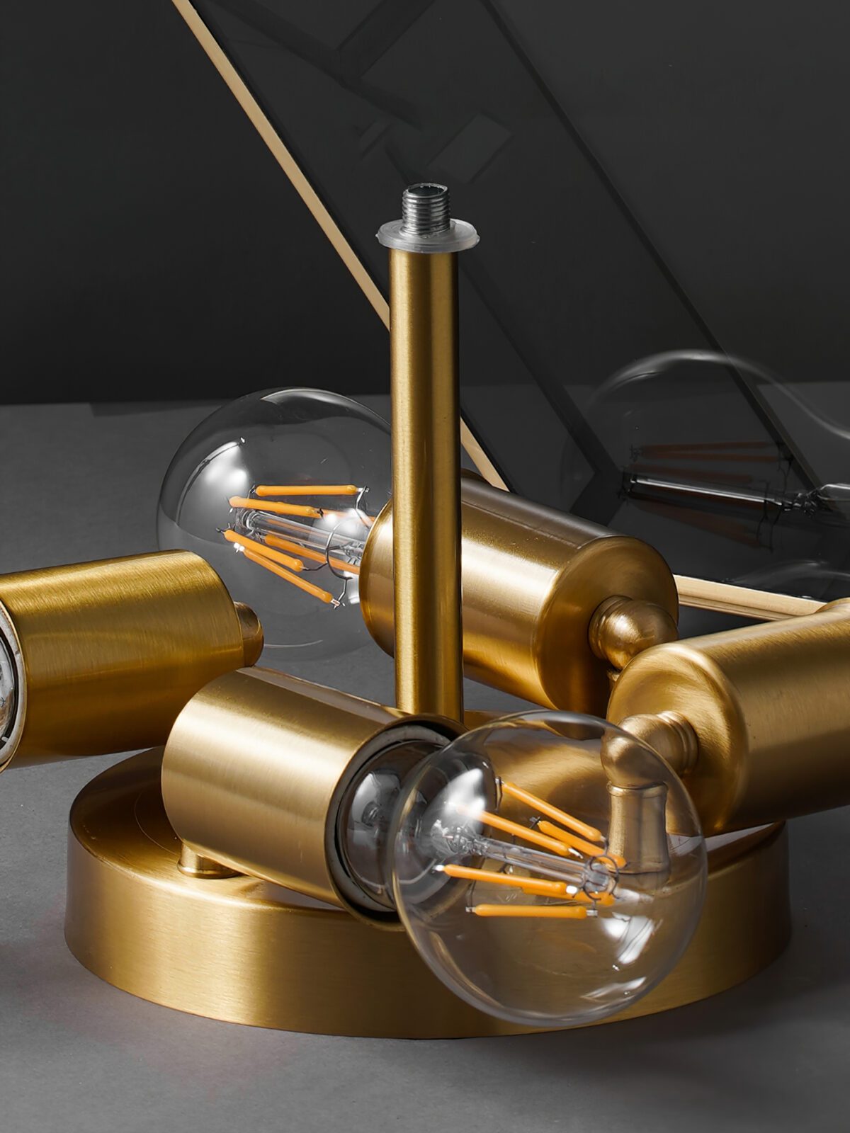 modern-geometric-polyhedron-glass-flush-mount-ceiling-light-brass-metal-base-industrial-retro-fixture