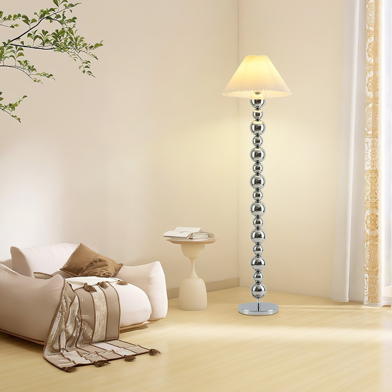 modern-gourd-shape-pleated-floor-lamp-vintage-fabric-shade-standing-light-for-living-room