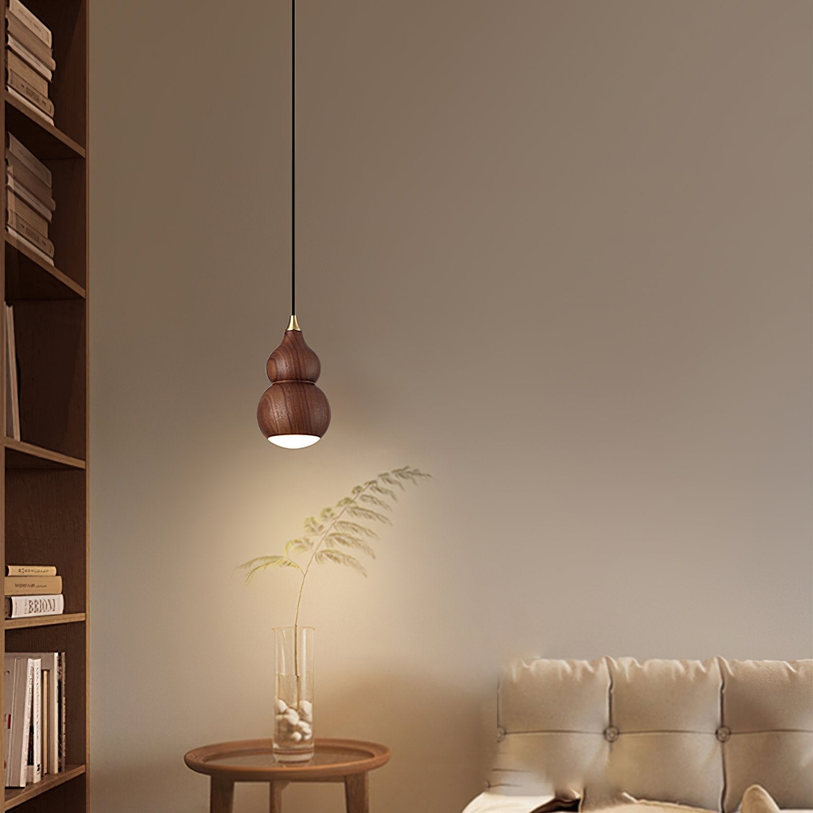 handcrafted-black-walnut-wooden-gourd-led-pendant-light-for-kitchen-island-and-dining-room