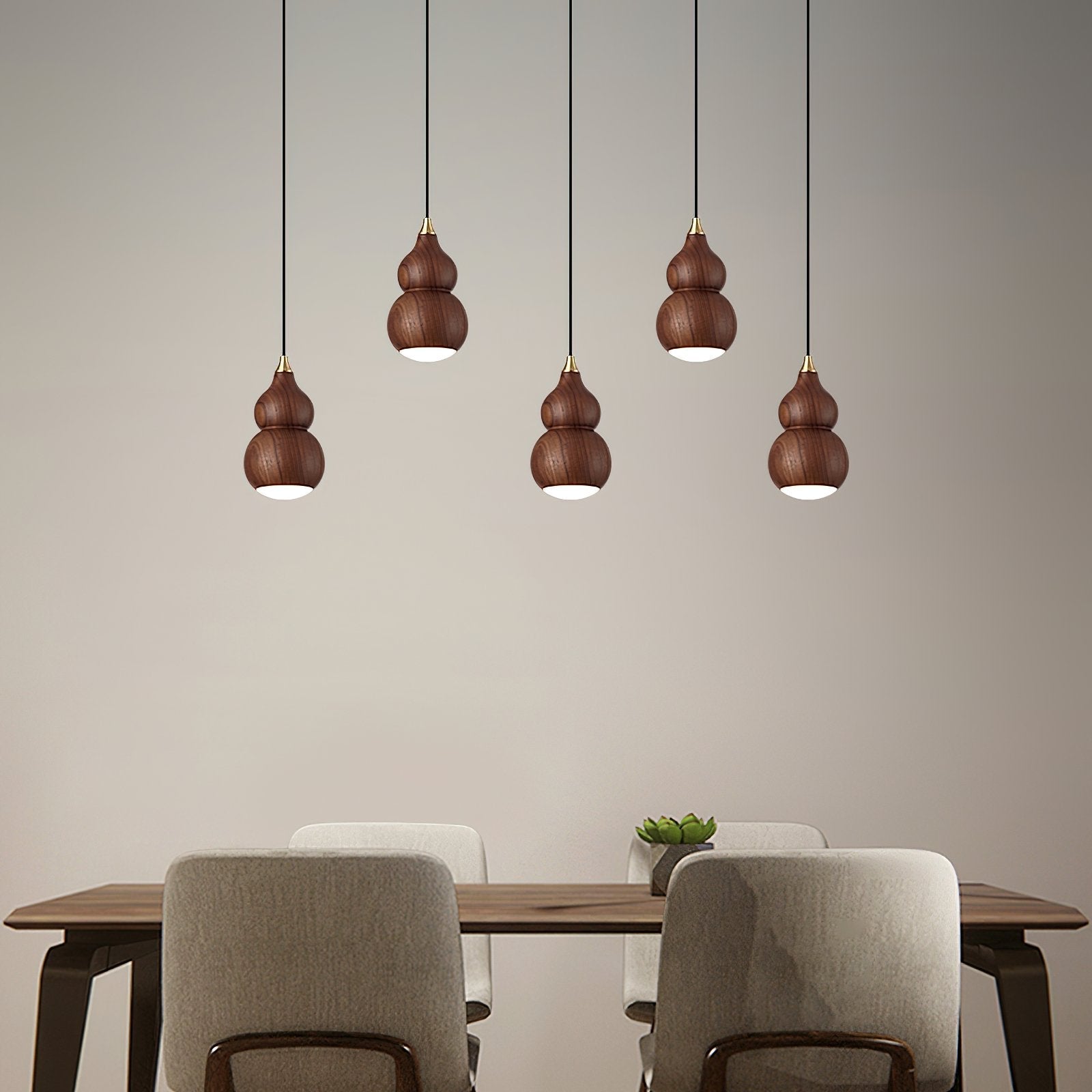 handcrafted-black-walnut-wooden-gourd-led-pendant-light-for-kitchen-island-and-dining-room