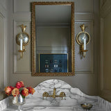 classic-distressed-brass-wall-sconce-with-antique-mirror-accent-for-traditional-hallways-and-living-rooms