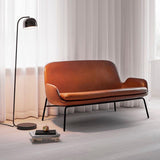Modern Grant Tall Standing Floor Lamp with Granite Base and Adjustable Metal Shade