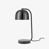 Grant Modern Marble Base Table Lamp with Adjustable Tilt Metal Shade for Bedside and Living Room