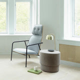 Grant Modern Marble Base Table Lamp with Adjustable Tilt Metal Shade for Bedside and Living Room