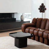 Modern Grape Cluster Glass Floor Lamp Matte Black Tall Standing Light for Living Room