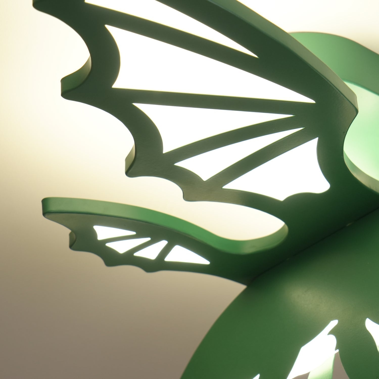 Modern Green Dinosaur Cartoon LED Ceiling Light for Childrens Room Decor