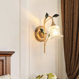 elegant-green-leaf-floral-sconce-wall-light-with-glass-petal-and-crystal-accents