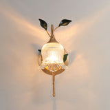 elegant-green-leaf-floral-sconce-wall-light-with-glass-petal-and-crystal-accents