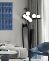 Abstract Human Sculpture Torchiere Floor Lamp Modern Art Guardian Standing Light for Contemporary Interiors