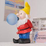 Modern Resin Dwarf Gummy Working Table Lamp with Glass Bubble for Desk Decor