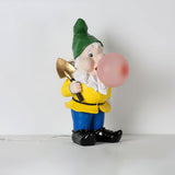 Modern Resin Dwarf Gummy Working Table Lamp with Glass Bubble for Desk Decor