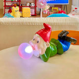 Modern Resin Dwarf Gummy Working Table Lamp with Glass Bubble for Desk Decor