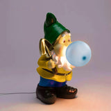 Modern Resin Dwarf Gummy Working Table Lamp with Glass Bubble for Desk Decor