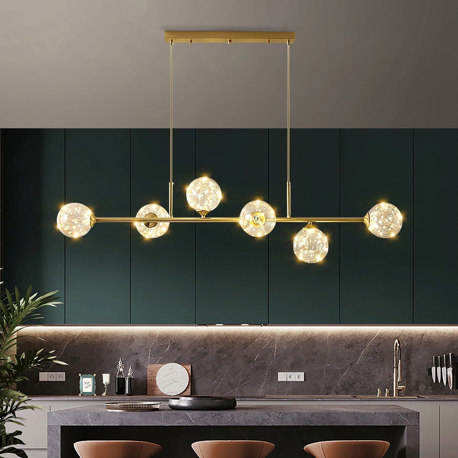 modern-gold-gypsophila-linear-led-chandelier-glass-bubble-pendant-light-for-dining-room