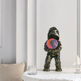 Modern Hacker Planet Minimalist Resin Table Lamp for Contemporary Home Office Decor