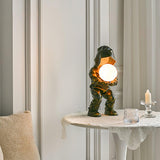 Modern Hacker Planet Minimalist Resin Table Lamp for Contemporary Home Office Decor
