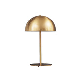 Modern Dome Metal Table Lamp Contemporary Mushroom Style Nightstand Light for Bedroom and Office