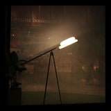 Heart Wing LED Tripod Floor Lamp with Adjustable Height and Gold Black Finish