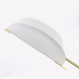 Heart Wing LED Tripod Floor Lamp with Adjustable Height and Gold Black Finish