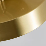 Modern Minimalist Hero Rotating LED Ceiling Light with Brass Finish and Adjustable Illumination