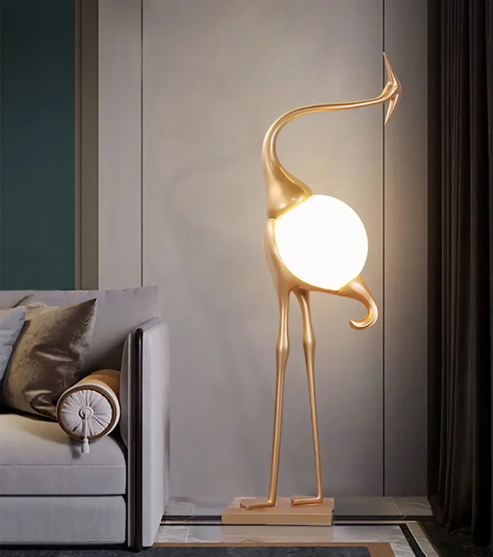 artistic-golden-heron-sculpture-standing-floor-lamp-for-modern-living-room-decor
