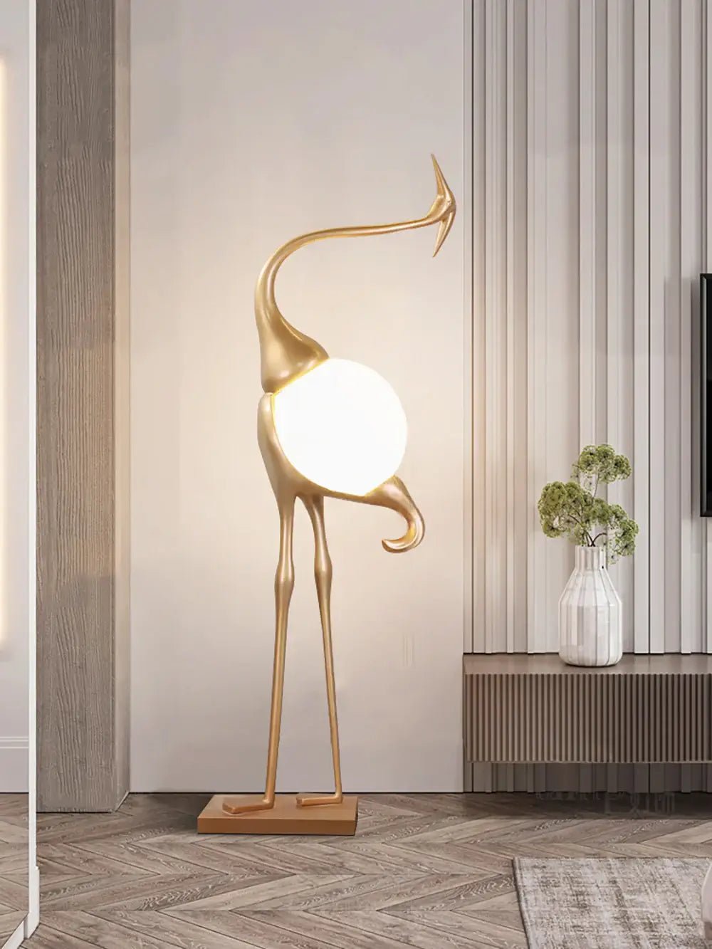 artistic-golden-heron-sculpture-standing-floor-lamp-for-modern-living-room-decor